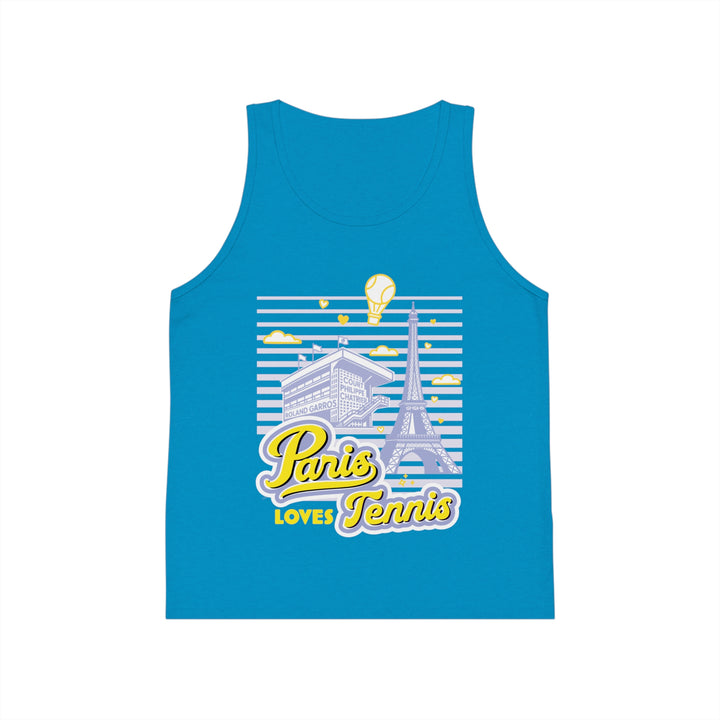 Paris Loves Tennis Kid's Tank Top