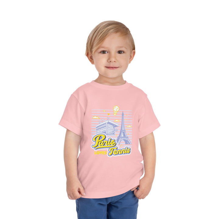 Paris Loves Tennis Toddler T-Shirt