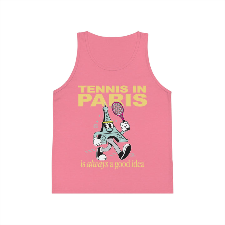 French Open Mascot Kid's Tank Top