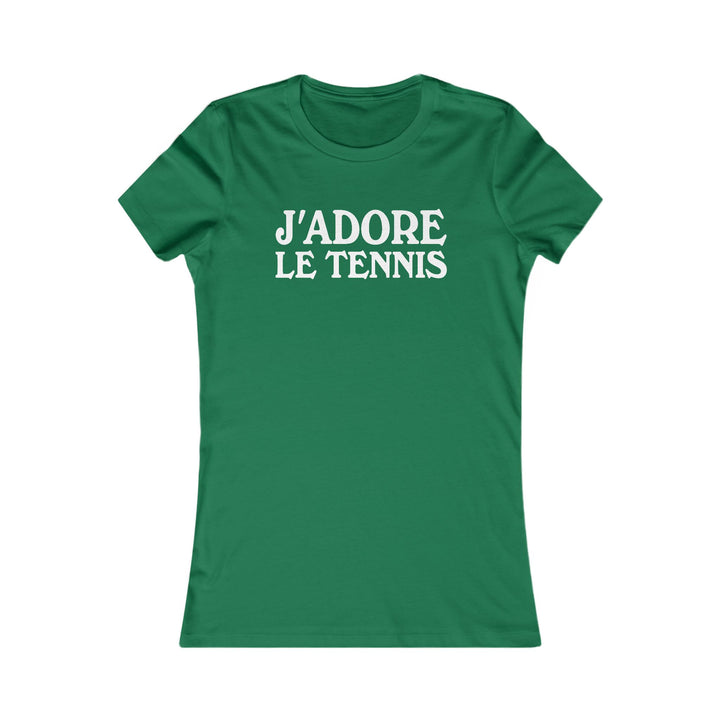 J'adore le Tennis Women's Fitted Tee