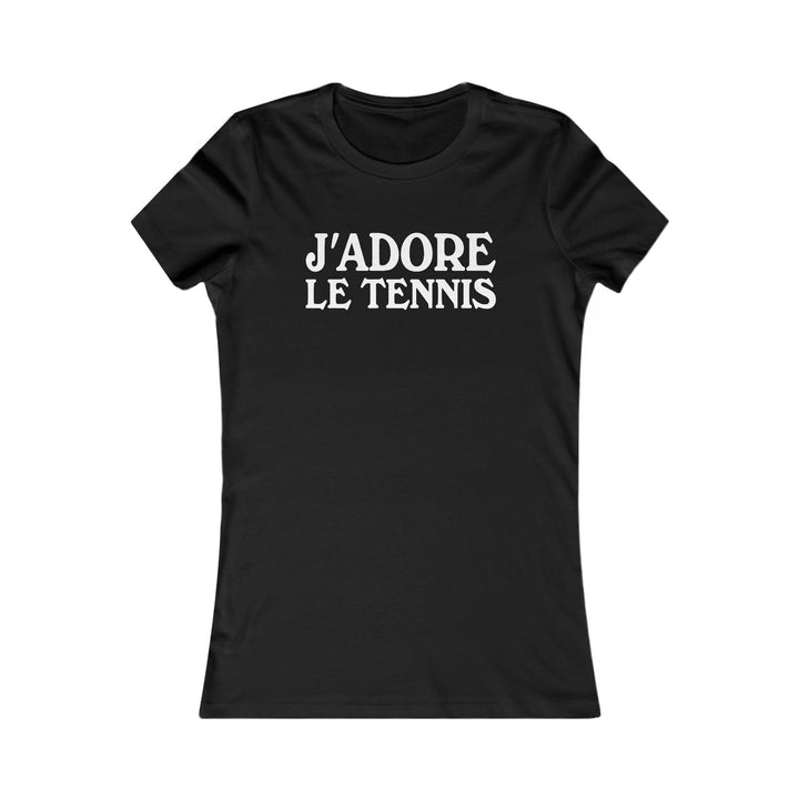 J'adore le Tennis Women's Fitted Tee