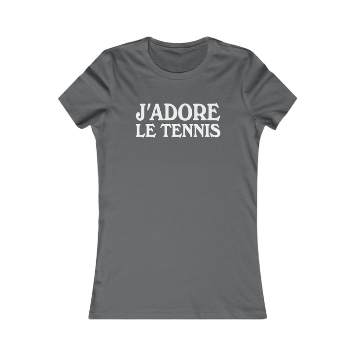 J'adore le Tennis Women's Fitted Tee