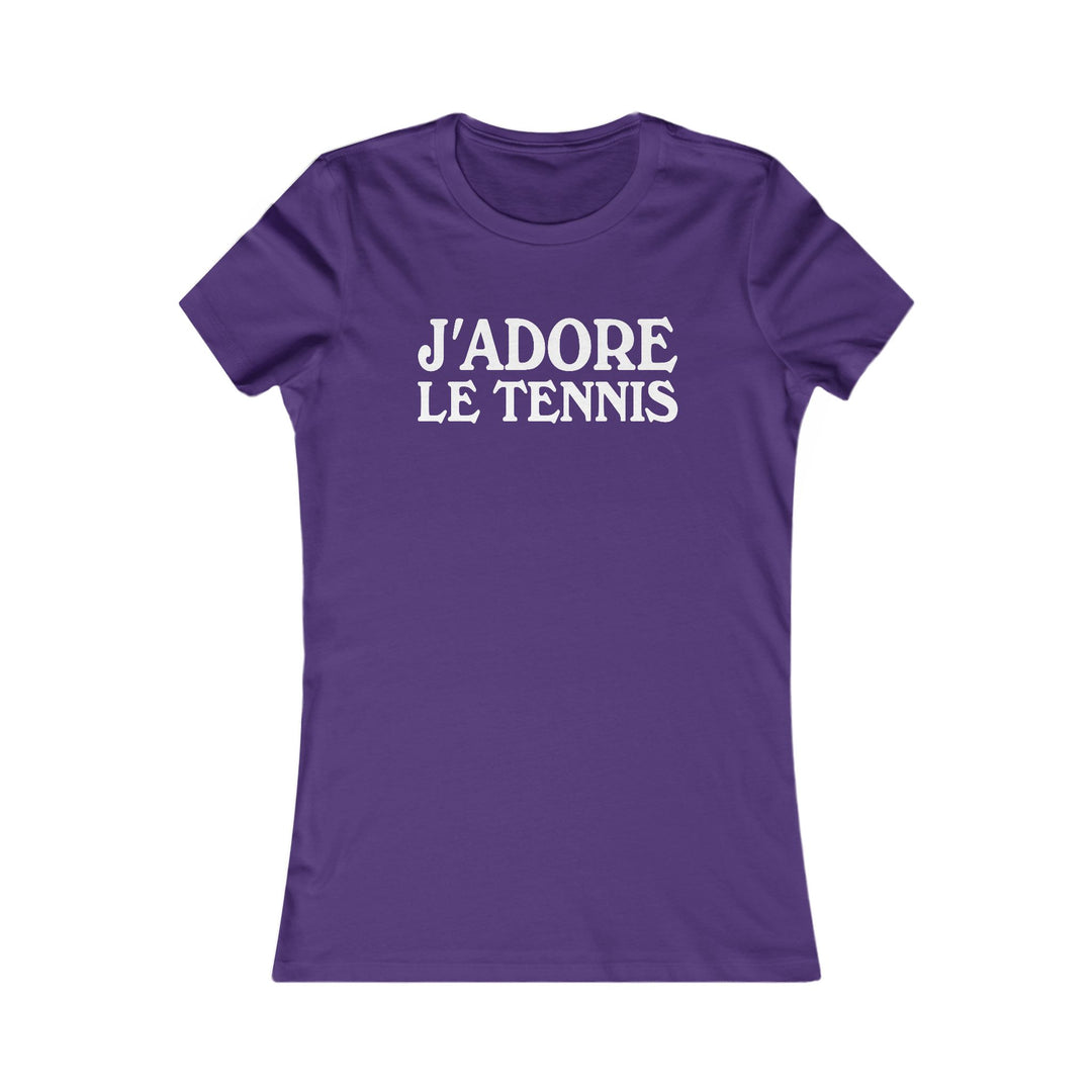 J'adore le Tennis Women's Fitted Tee