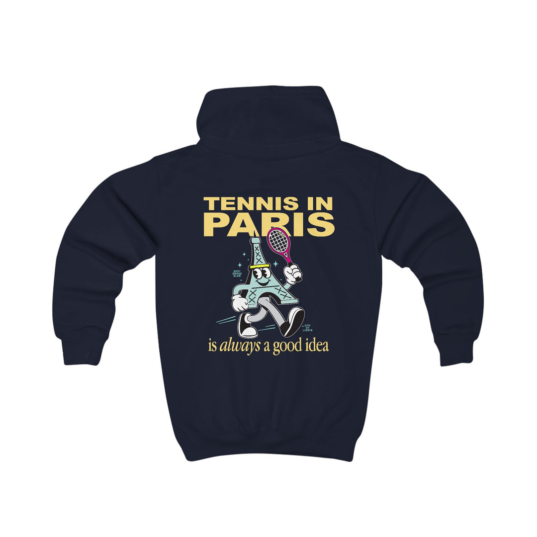 French Open Mascot Kid's Hoodie
