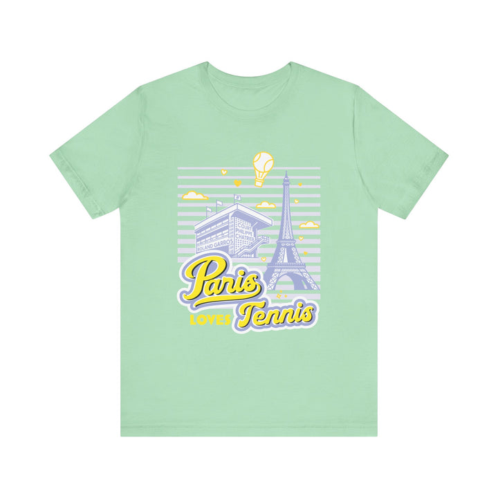 Paris Loves Tennis Unisex T-Shirt