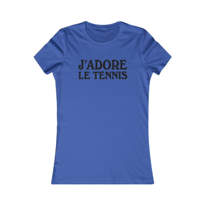 J'adore le Tennis Women's Fitted Tee