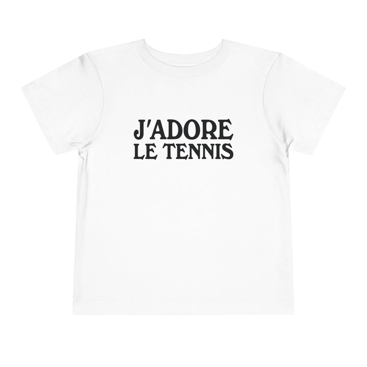 J'adore le Tennis  Toddler T-Shirt