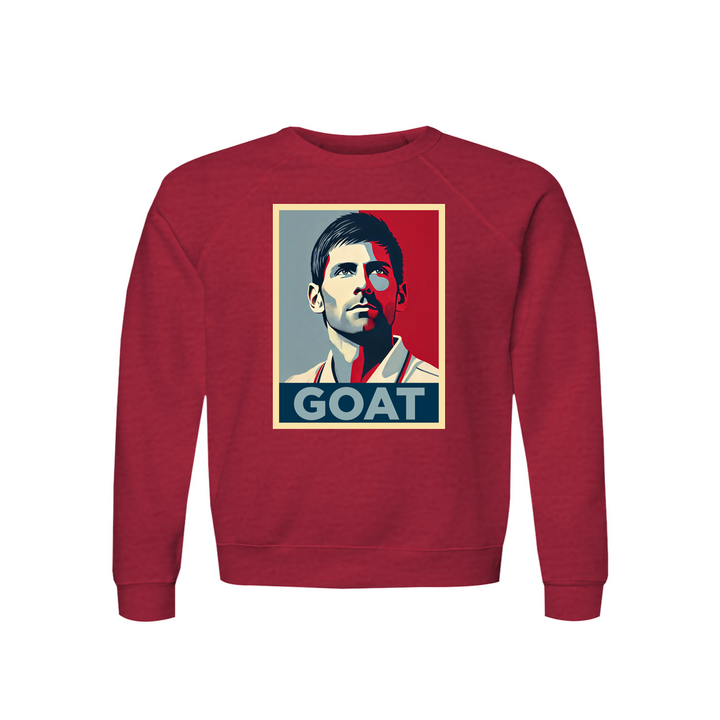 Novak Djokovic GOAT Unisex Sponge Fleece Sweatshirt