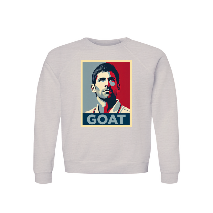 Novak Djokovic GOAT Unisex Sponge Fleece Sweatshirt