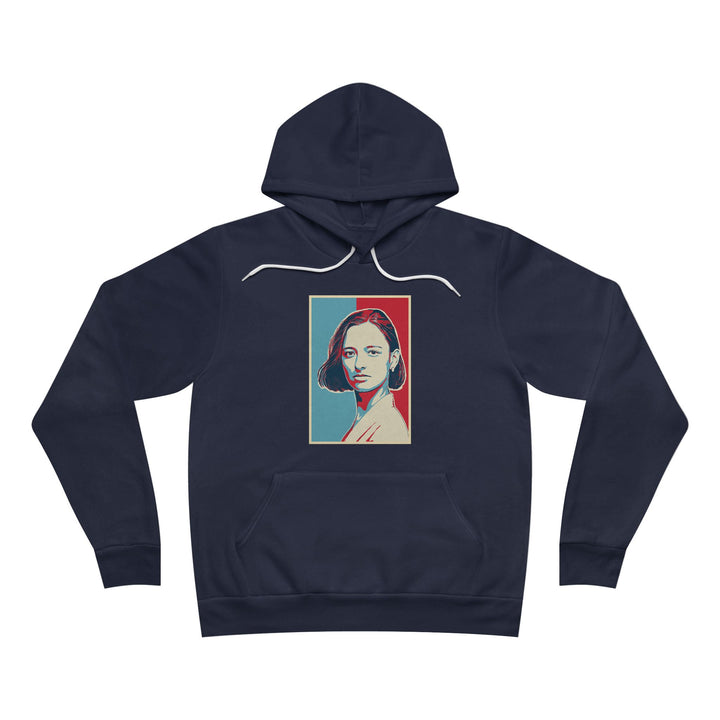 Iga Swiatek 2025 navy hoodie with a powerful leader graphic. Perfect tennis fan sweatshirt to show your support for Iga, crafted from premium fabric.